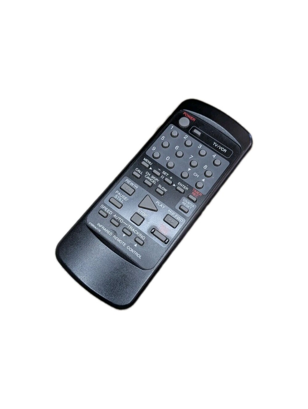 Orion VCR Remote, 076R0AJ110 Tested Works Black VHS